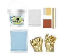 Generico Kit de fundición a mano, kit de práctica para adultos y niños, kit de moldes de mano para adultos y niños, DIY Plaster Statue MoldingKit For Thanksgiving Day, Valentine's Day, Weddings