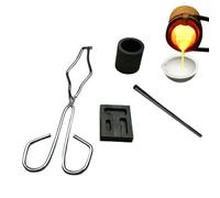 Generico Kit de fundición con soplete de grafito - Paquete completo para fundición, recipiente de grafito resistente al calor, equipo de fusión DIY con mezcla de para fundición | Set