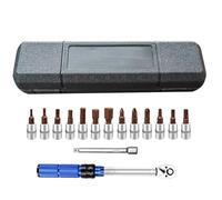 Genérico Kit de Llave Dinamométrica para Bicicleta - Herramienta de reparación ergonómica para equipos de ciclismo - Herramienta de par para bicicleta,Para Desplazamientos Urbanos, Viajes y Ciclismo