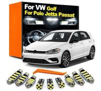 Genérico Kit de Luces Interiores LED para VW Volkswagen Golf Jetta 3 4 5 6 7 MK4 MK5 MK6 MK7 Passat B5 B6 B7 CC Polo 6R 6C 9N