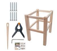 Genérico Kit De Marco Reposapiés Madera DIY Educativo para Principiantes