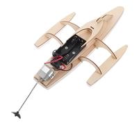 Genérico Kit De Modelo De : De Bricolaje, Juego De Construcción De Barcos Eléctricos De Madera En Miniatura, Proyecto De Aprendizaje Creativo, Diseño De Ensamblaje Detallado | Edad