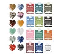 Generico Kit de piedras | Accesorio de y piedra de recuerdo - Juego de cristales | Para niños, padres, familia, cumpleaños todos los días y ocasión especial