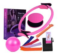 Genérico Kit De Pilates para El Hogar - 10 Piezas Pelota De Yoga Portátil Antideslizante | Juego De Y Pelota De Pilates - para Entrenamiento Muscular Sentadillas Control De Peso Interior Exterior