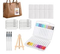 Genérico Kit de Pintura de Espuma | 24 colores divertidos creativos rotuladores pintura manualidades DIY | Set de Pintura con Espuma en 3D | para Preescolar y Jardín de