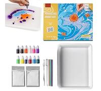 Generico Kit de pintura de mármol para niños - Suministros artesanales Pintura sobre mármol para,Regalos creativos Ideas Artes y Manualidades para Niñas Niños Tween 6 7 8 9 +