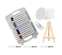 Generico Kit de pintura de textura mágica - 3D Foam Texture Painting Set with Paper Art Boards for Kids Creative Learning and DIY Crafts | Educational Arts and Crafts Toy for Birthday, Family Fun