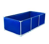 Genérico Kit de Piscina elevada Rectangular con Estructura de Metal - Ideal para familias, antifugas, de 790 a 1000 cm de Altura, 2250 l de Capacidad para Disfrutar al Aire Libre (1,5 x 1,5 x 1 m)