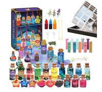 Genérico Kit De Pociones De - Kit para Hacer Pociones al Aire Libre | Set Creativo de Arte y Manualidades con Botellas para Niñas, Niños, Familias, Cumpleaños, Navidad, Actividades en
