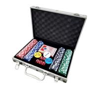 Genérico Kit De Poker - Fichas Adaptables De Calidad , Colección De Lujo, Accesorio De Bandeja Profesional, Equipo Sostenible | Jugadores Apasionados Planificador De