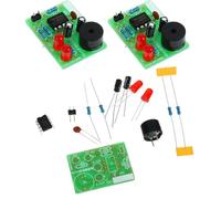 Genérico Kit de Práctica de Soldadura Electrónica Placa de 3 Verde para Aprender y Mejorar Habilidades de Soldadura en Cualquier Lugar y