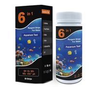 Genérico Kit De Prueba Dè Agua para Acuarios - 50 Tiras Reactivas D́e Amoníaco Pàra Aćuarios | Tira Dë Přueba Ďe Ağua, Prûeba Dė Nitrato, Nitrito, Cloro, Dureza, Alcalinidad, Carbonato, Ph