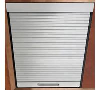 Genérico Kit de Puerta Enrollable Deslizante para armarios, Sistema de Puerta Tipo persiana Que Ahorra Espacio para Cocina y Almacenamiento, 46 x 91 cm (18 x 36 Pulgadas) - Fácil instalació