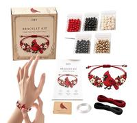 Genérico Kit de pulseras de abalorios DIY | Bisutería artesanal de pájaro lindo | Kit para hacer pulseras de cuentas | Para viajes, hogar, familia, principiantes y profesionales