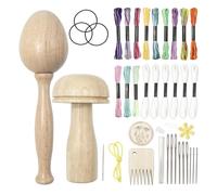 Generico Kit de reparación de punto - para tejer y tejer | Kit para el de los parches y el tejido | Para principiantes, abuelos y papás, en, bufandas y