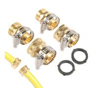 Generico Kit de reparación para manguera | Adaptador antigoteo | Kit de reparación de mangueras de agua con rosca - para casa, patio, exterior, animales, riego bomba jardinero