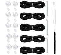 Genérico Kit De Réparation De Cordes De Stores, Pièces De Réparation Pour Stores De Fenêtre, Onglets De De Verticaux, Onglets De De Verticaux À Haute Résistance, Kit De Répa