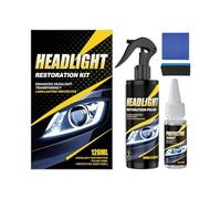 Genérico Kit de Restauración de Faros de Coche,Limpiador Multifuncional de Coche Que Elimina el Amarillamiento y Cuida,Juego Renovador Faros - para Camión, Garaje, Descapotable, Lavado, Protección y