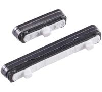 Generico Kit de teclas externas compatible con Samsung Galaxy S22 5G S901 / S22+ 5G S906 teclas externas laterales tecla encendido power on off + botón control volumen side keys (negro)