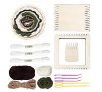 Generico Kit de Tejido - Materiales para Bordado para Principiantes,Máquina para Tejer a Mano para Tejer,para Niñas Niños Hacer Ropa Sombreros Bufandas Proyectos