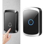 Generico Kit de Timbre inalámbrico de Banchell, Resistente a la Intemperie, con 60 de y 5 Niveles de Volumen | Campana de Puerta en Miniatura | Marcos de Marco para Apartamentos y Casas