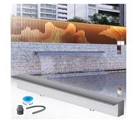 Genérico Kit de tomacorriente Empotrado para Cascada: Ideal para Fuentes de Piscina, Arroyos de jardín y decoración de Exteriores. Mejore su Oasis en el Patio con una instalación Sencilla.