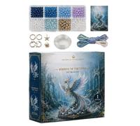 Genérico Kit DIY Animales Cuentas,Animal Marino Mítico 3D Manualidad Fácil | Kit De Bordado Con Abalorios - Para Principiantes, Amantes De Manualidades, Niños, Niñas Y Adolescentes