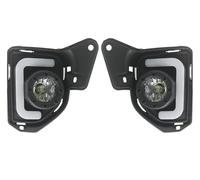 Genérico Kit faros antiniebla Par De Faros Antiniebla Para Toyota Para Hiace 2014-2018 Con Cables Luces Cascada LED DRL Luz Del Parachoques Delantero(S10 White LED)