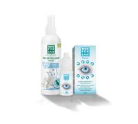Genérico Kit Menforsan - Colirio Hidratante para Perros y Gatos + Agua de Colonia Talco para Perros