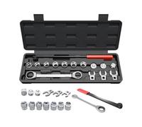 Generico Kit para correa serpentina - Suministros para mantenimiento de coche - Llave para polea loca coche, para mecánicos técnicos propietarios de coches, talleres y garajes