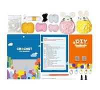 Generico Kit Para Hacer Bolsos De Ganchillo - Kit Para Crear Al UnAprende A Tejer ElKit Para Crear Carteras De Ganchillo | Conjunto De Animales Con Tutoriales En Video