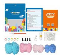 Generico Kit Para Hacer Bolsos De Ganchillo - Kit Para Hacer Carteras De Ganchillo | Para Crear Al UnoAprende A Tejer El Juego De Animales Con Tutoriales En Video