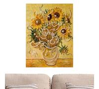 Genérico Kit Pittura Con Perle 3D Fiori - Fai Da Te 30x40cm Con, Decorazione Parete Rilievo Per Salotto Camera | Hobby Creativo Adulti, Kit Pittura Con Perle 3D Fiori