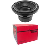 Genérico Kit Set para DS18 ZR10.2D, 1 subwoofer de 25 cm 250 mm 10", 700 vatios RMS y 1400 vatios máx., Doble Bobina de Voz de 2 + 2 ohmios, sensibilidad de 81 dB SPL, para Coche, 1 Unidad