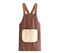 Genérico Kitchen Apron - Chef Apron with Pockets | 70x60cm Cooking Dress with Adjustable Neck Strap, Polyester Fabric with Protective Layer, Home Apparel for Tasks and Project Use
