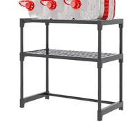 Genérico Kitchen Counter Shelf, Microwave Rack, 20.47x10.23x23.62 Inches Sturdy & Easy to Setup, Multi Functional Appliance Organizer Shelves for Utensils, Tableware's, Pots, and Pans