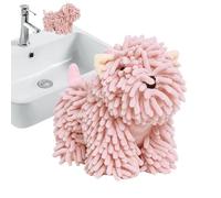 Genérico Kitchen Hand Towel - Sink Hand Towel, Hands Towels For Bathroom, Hangable Water Absorbing Animal Theme, Dog Shape Hands Towels For Home Hotel Dorm Apartment Bathroom Shower Room