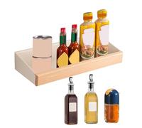 Genérico Kitchen Shelves Wall Mounted, Wide Floating Storage Racks, 15.55x5.12x2.17 Inches Space-Saving Organizer, Decorative Wall-Mount Shelf for Kitchen, Shelving Unit Easy Installation