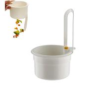 Genérico Kitchen Sink Food Waste Catcher Faucet Hanging, Self-Cleaning Kitchen Sink Food Waste Catcher, 2025Multi-Purpose Kitchens Draining Basket (White)