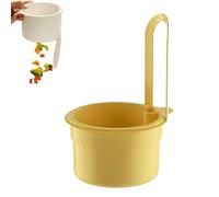 Genérico Kitchen Sink Food Waste Catcher Faucet Hanging, Self-Cleaning Kitchen Sink Food Waste Catcher, 2025Multi-Purpose Kitchens Draining Basket (Yellow)