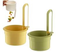 Genérico Kitchen Sink Food Waste Catcher Faucet Hanging, Self-Cleaning Kitchen Sink Food Waste Catcher, 2025Multi-Purpose Kitchens Draining Basket (2PCS-C)