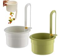 Genérico Kitchen Sink Food Waste Catcher Faucet Hanging, Self-Cleaning Kitchen Sink Food Waste Catcher, 2025Multi-Purpose Kitchens Draining Basket (2PCS-B)