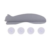 Generico Kitchen Sink Splash Guard - Prevent Water Easily, Space-Saving Curved Protector Design, Suction Cup Secure + Flexible Fit, Durable Reliable, for Countertops & Bathrooms Use