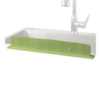 Generico Kitchen Sink Splash Guard,Silicona Kitchen Sink Protector Splash Guard - Suction Cup Barrier Bathroom Accessories for Hygiene Home House RV Restaurant Counter Countertop Vanity