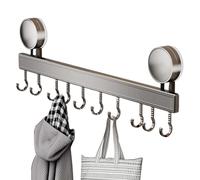 Generico Kitchen Suction Cup Hooks, No-Drill Utensil Holder Rack, Heavy-Duty Organizer with 20kg Capacity, Strong Adhesive Hook for Whisk, Spoon, Espátula, Household & Storage Solution
