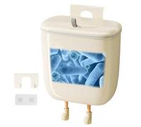 Genérico Kitchen Trash Can, Cute Bathroom Waste Basket with Lid for Easy Garbage Disposal, Fun Eyes and Legs Design for Wall Mount or Under Sink, Bedroom RV Bathroom Decoration