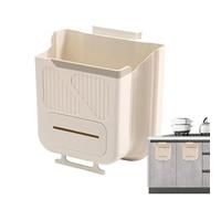 Genérico Kitchen Trash Can - Folding Waste Can | 25x28cm Hanging Trash Bin with Structure, Material with Easy Clean, Home Garbage Container for Kitchen, Bathroom, Cabinet, Office