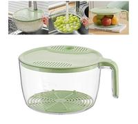 Genérico Kitchen Washing Basket - Mesh Container, Easy Grip Handles, Sturdy Food-Safe Construction, Space-Saving Design | Vegetable Draining, Fruit Washing, Salad Prep, Pantry Organization