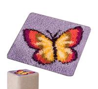 Genérico Kits de alfombras con ganchos para niños - Kits de enganche para alfombras de 11,81x 11,81 pulgadas - Kit para hacer, kit de de aguja, kit de de ganchillo para alfombra DIY, de fabricaci