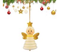 Genérico Kits de Navideños con Botones - ABS 10Cm | DIY Buťton Christian Ornāment Kitş Cōn diseños de muñeco de Nieve Papá Noel | Kit de Botonès Festivos para Manualidades, Regalos para Familiares, m